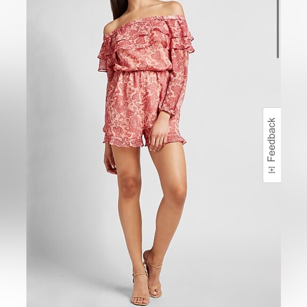 EXPRESS Paisley Romper. Never worn